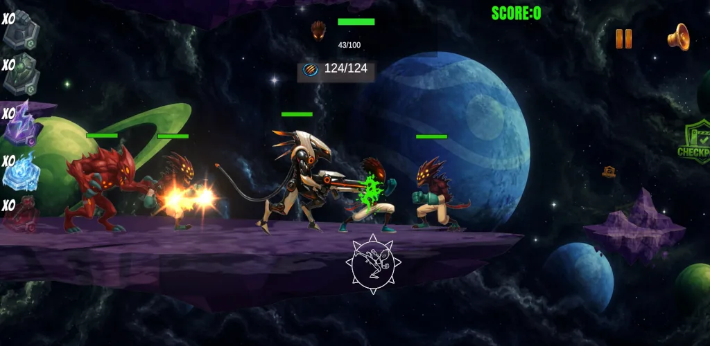 Galactic Warrior — capture de gameplay 6